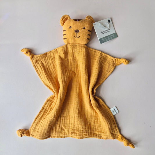 Musselin Kuscheltier Tiger – Weiches Babytuch 30x30 cm