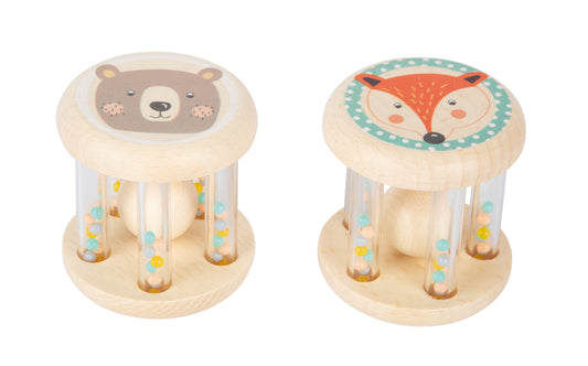 Babyrasseln Tiere Pastell 2er Set