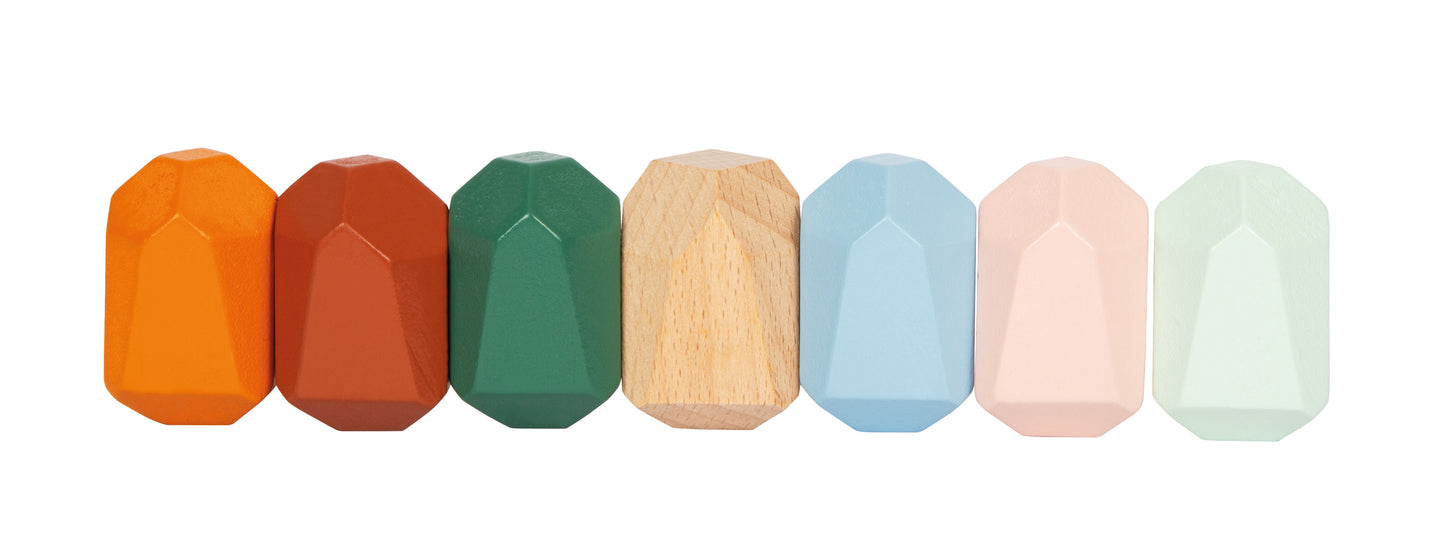 Montessori Balanciersteine aus Holz