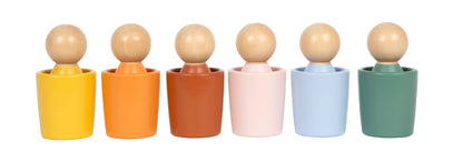 Montessori Sortierbecher mit Figuren