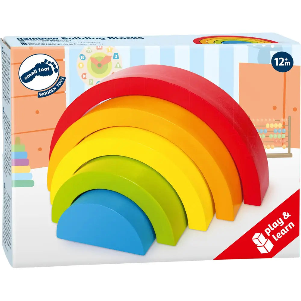 Holzbausteine Regenbogen