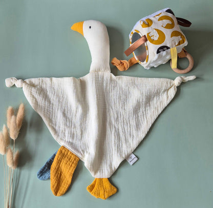 Musselin Kuschelgans für Babys