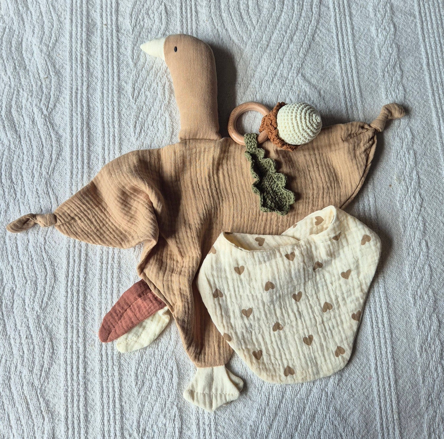 Musselin Kuschelgans für Babys