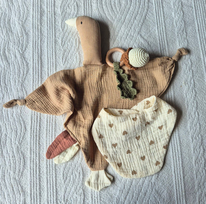Musselin Kuschelgans für Babys