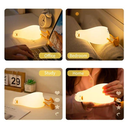 Duck Nachtlicht mit 3 Helligkeitsstufen und 30-Minuten-Timer