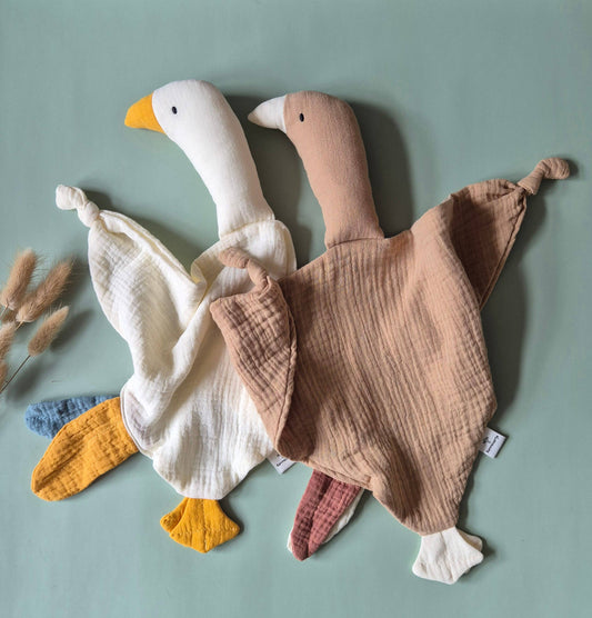 Musselin Kuschelgans für Babys