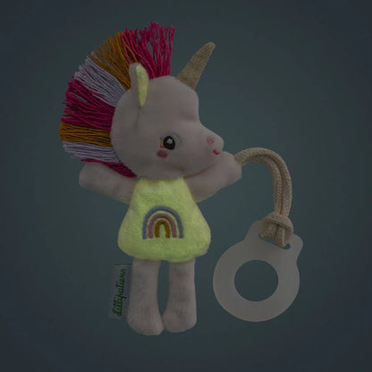 Mini Freund der Nacht Lena das Einhorn - Schnulleranhänger